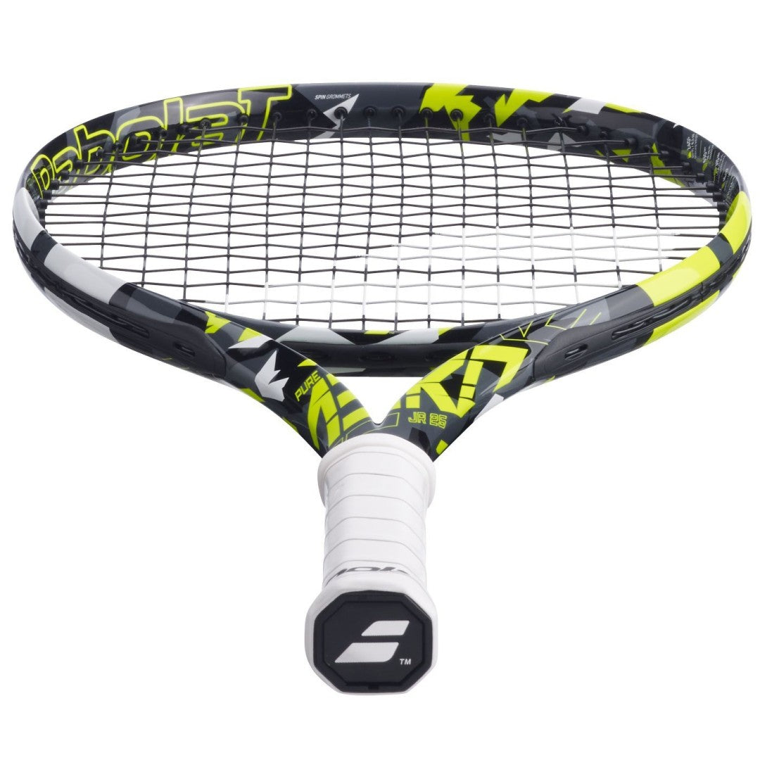 Babolat PURE AERO JUNIOR 25 S CV / gris jaune blanc